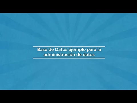 15 Base de datos ejemplo para la administracion