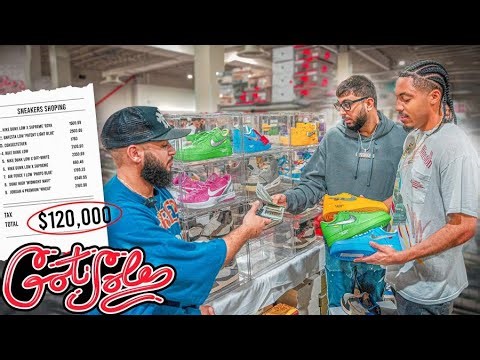 We spent $120,000 in 50 minutes At Got Sole