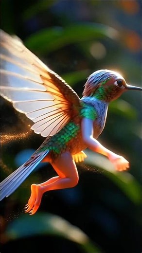 "GOLDEN WINGED GUARDIANS – Mystical Humanoid Birds of the Ancient Temple"