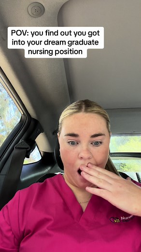 POV: I found out I got into my dream graduate nursing position! #gnmp #pmcv #gnp24 #studentnurse #graduatenurse👩🏻‍🎓 #gradnurse2024