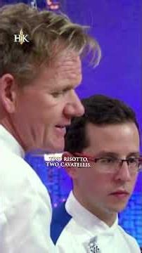 Steve's too slow for chef Ramsay's liking #hellskitchen #gordonramsay
