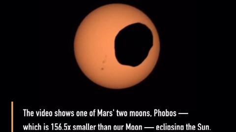 Mars Gets Solar Eclipses Too