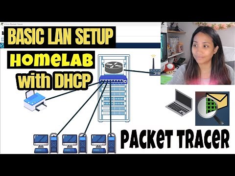 Basic LAN Setup with DHCP| Packet Tracer Homelab Ep1