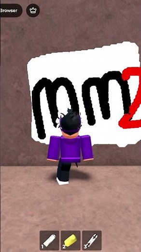 Drawing The MM2 LOGO and COMING back in 5 MINUTES.. 😳🔪 #shorts