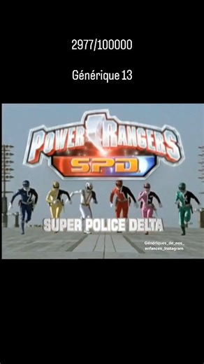 Le Boss des Génériques on Instagram: "Power Rangers Super Police Delta (SPD) (2005) #nostalgie #dessinanimé #enfance #souvenirs #retourenenfance #années2000 #tesunanciensi #quiaconnuça #letempspasse #letempspassesivite #generiques #animation #famille❤️ #powerrangers #powerrangerssuperpolicedelta #powerrangersspd #police"