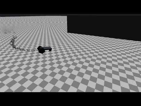 I made my own car physics 3D engine in C++ and a tractor with it (wheel size changes physics!)