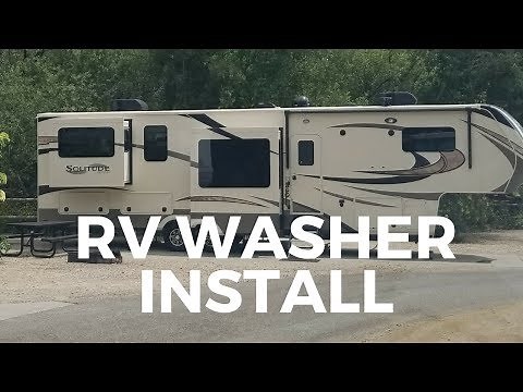 RV Washer/Dryer Install