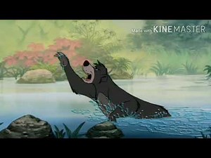 The Jungle Book (1967) - Mowgli Get's Caught by Monkey's Scene