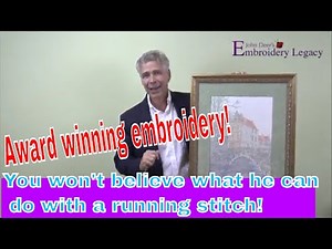 Awarding-Winning Running Stitch Embroidery Design | Sew and Tell