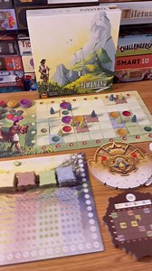 A Beautiful and Relaxing puzzle 🏞️👻🧩 This game is fire! Definitely one of my favörite ones I have played this year. The coop/solo mode is really well made but the versus is best. There is 20 scenarios and you will not memorize then unless you only play this game for weeks and weeks. Now the cool part is that yöu can actually play this game for free on boardgamearena with your friends! #boardgames #gamenight #tabletopgames | TiktokBoardgames