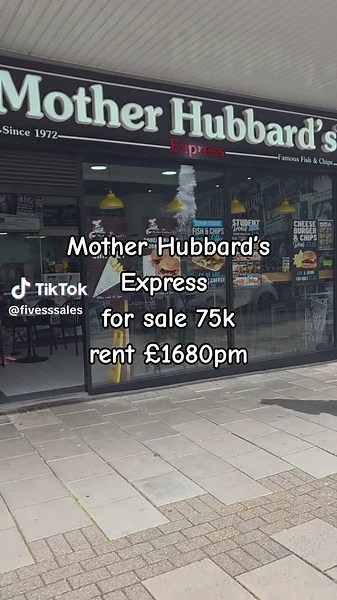 Five's Property and Acquisitions brings you a fantastic opportunity to acquire a branch of Mother Hubbards Express located in the busy Aldridge Centre. Situated in a prime location with excellent footfall, this established business is being offered at an absolute giveaway price of just £75,000. For further information or to arrange a viewing, contact Five's Property and Acquisitions on 07534 775 730. #fyp #for #business #forsale #shop