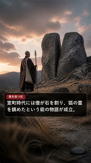 割れた殺生石から九尾の狐が出た？ #Shorts