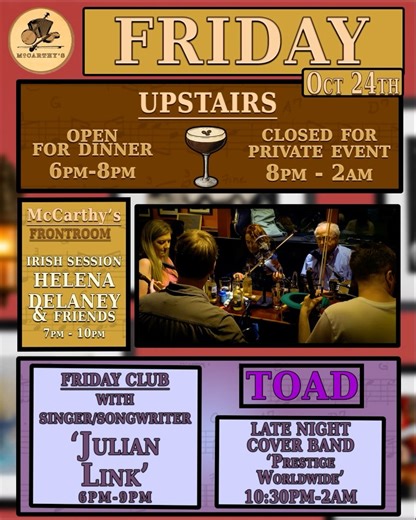 McCarthy's Toad on Reels | Facebook