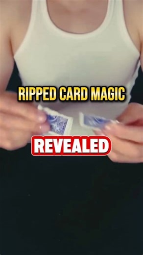 189K views · 1.5K reactions | Ripped Card Magic Revealed. Amazing! #magic #magictricks #magician #illusionist #comedy | Jerome Reyes | Facebook