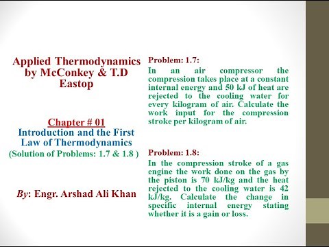 Applying non-flow equation to find work input for compression and change in specific internal energy