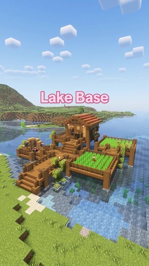 Lake Base - Minecraft Building and Survival Ideas