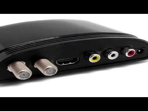 QFX CV-103 Digital Over the Air Converter Box TV Tuner With USB For Playing Or Recording