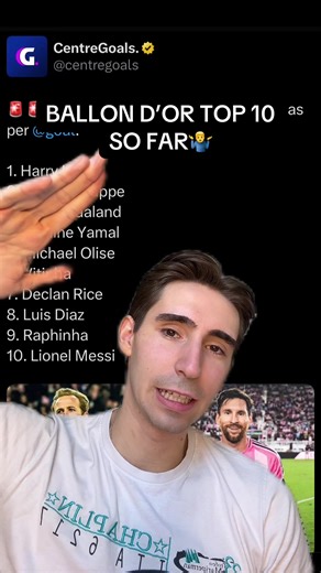 Ballon d'Or Top 10 Players Ranking and Reactions