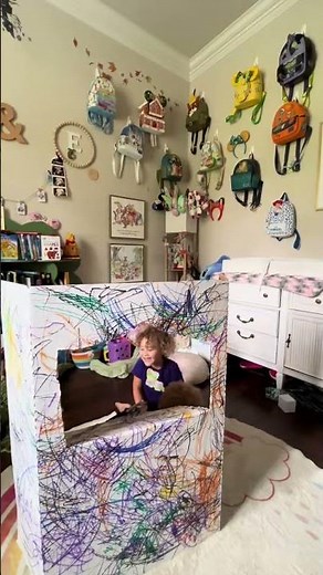 ✂️DIY Puppet Theater🎭 #diy #craftsforkids #puppetshow #playtime #louisiana
