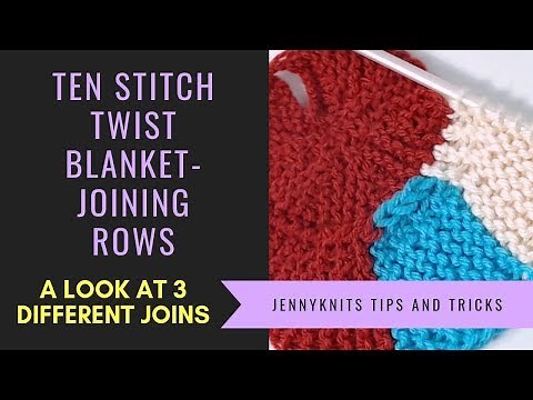 Joining the Join on the 10 Stitch - 3 Different Joins (Simple, Chain, K2tog)