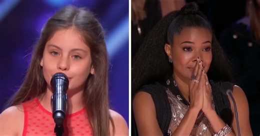 A 10-year-old opera singer left 'AGT' judges stunned with one of the most powerful auditions ever