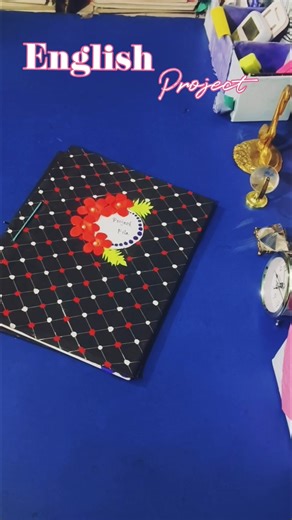 English Project 📖 ✨| 12th Grade🩷 #aesthetic #project #shortvideo #studytips