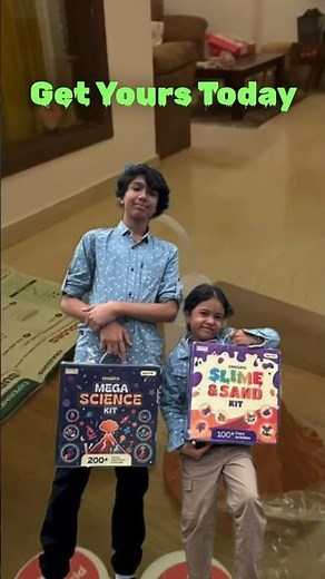 Watch Tara & Avi Create Slime & Discover Science Magic! 🌈 #experiment