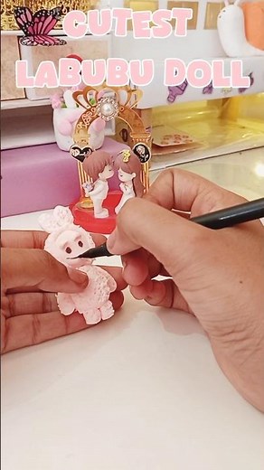 DIY Cute Labubu keychain 💕