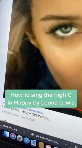 Mastering the High C Note in Leona Lewis' Happy
