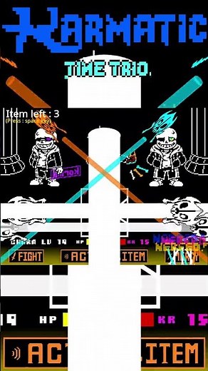 Undertale: Karmatic Time Trio Phases 1-1.45 by Reisen_8538 #undertale #undertaleau #sans