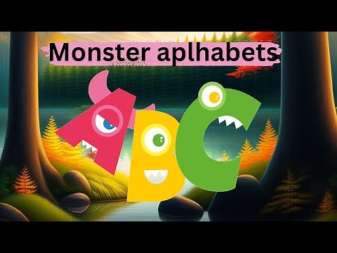 Learn with Monster Alphabet || ABC Monsters