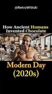 How Ancient Humans Invented Chocolate #historyshorts #chocolate #ancientmysteries #history #ai