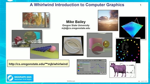 [SIGGRAPH 2025 Courses]A Whirlwind Introduction to Computer Graphics