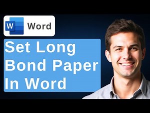 How To Long Bond Paper In Microsoft Word Long Paper MS Word Print Settings [2026 Guide]