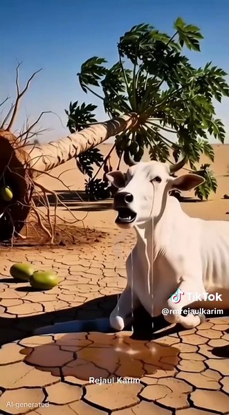 গরুর যত্নে বড় গাছ, হাতির আঘাতে শেষের গল্প