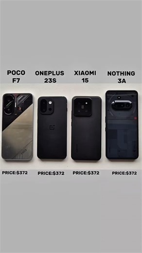 @lyfchannel on Instagram: "POCO F7 vs oneplus 13s vs XIAOMI 15 vs NOTHING 3A SPEED TEST COMPARISON📲🔥💯😍👍✨️⚡️✔️ #oneplus13s #nothingphone3a #oneplus #nothingphone ##pocof7 #poco #xiaomi15 #xiaomi"