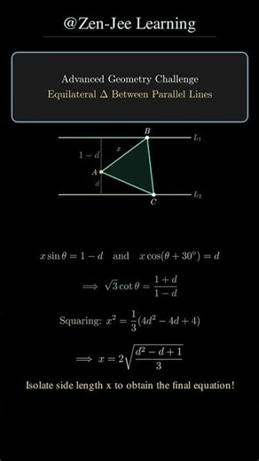 Can You Solve This Bounded Equilateral Triangle Problem? ✨📊 #iitjee #maths #jeeproblems