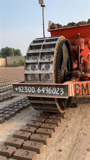 Automatic Brick Making Machine Producing Bricks | Full Manufacturing Process