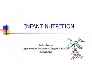 INFANT NUTRITION - SlideServe
