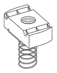 GN-820 1/4 inch Spring Nut