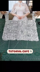 6.1M views · 44K reactions | Tutorial cape #sewing #tutorialjahit #inspirasijahit #moda #design #style #fashion #hobbyjahit #DIY | Harmianti | Facebook