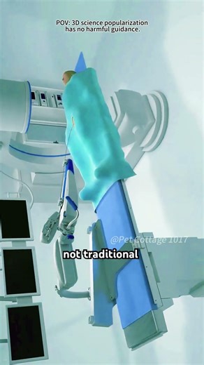 Uterine Fibroid Embolization (Radial access) 3d animation procedure