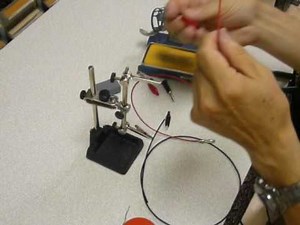 ハンダ付けのこつ応用編 みのむしクリップ付きテスターケーブルの作製