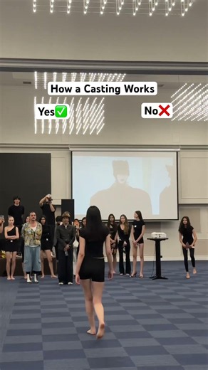 Yes or No: How a casting works #fashion #fashionshow #casting #usa #newyork