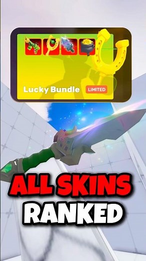 Ranking The New LUCKY BUNDLE Skins In Roblox Rivals