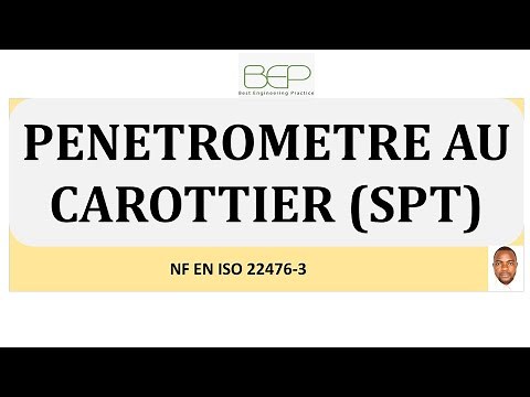 Geotechnics - Core Penetrometer | How to interpret the SPT according to standard NF EN ISO 22476-3