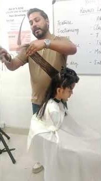 ✨ Round Layers Hair Cut (Graduation Layers) Tutorial ✂️ #yogihairguru #haircuttutorial