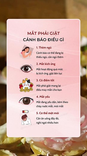 Mắt Phải Giật Cảnh Báo Điều Gì?