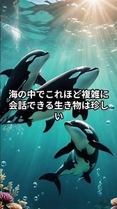 「シャチの会話」#shorts #シャチ #オルカ #海の最強 #海洋生物#動物雑学 #雑学ショート #衝撃の事実