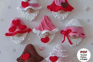 Easy crochet valentine gifts